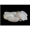 Image 1 : Chinese Hetian White Jade Carved Duck Toggle