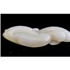 Image 3 : Chinese Hetian White Jade Carved Duck Toggle