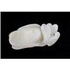 Image 4 : Chinese Hetian White Jade Carved Duck Toggle