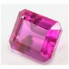 Image 2 : 12.40ct Emerald Cut Pink Natural Ruby GGL