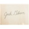 Image 2 : Signed "Josh Gibson" American Authograph Card