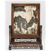 Image 1 : Chinese Rosewood Screen with Marble
