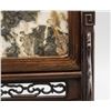 Image 9 : Chinese Rosewood Screen with Marble