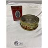 Image 2 : Nice Lot of 2 Vintage Tobacco Tins