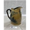 Image 2 : Very Nice Antique Stoneware Jug with old Chip Repair on Spout.