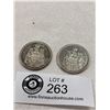 Image 1 : 2 1965 Canadian Silver 50 Cent Pieces