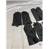 Image 2 : 4 Pairs of Black Leather Gloves from the Set of " Man in The High Castle"