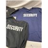 Image 2 : Lot of 4 New Security Shirts. Logo on Both Sides