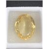 Image 2 : Excellent Big Citrine 19.16ct 19-29x15.08x9.51mm Oval Cut-Loupe Clear-Brazil-Untreated