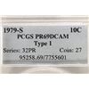 Image 3 : 1979-S TYPE ONE ROOSEVELT DIME PCGS PR69 DCAM