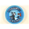 Image 1 : LIGOURI'S CASINO $1 CHIP HENDERSON, NEVADA