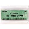 Image 3 : 1987 CANADA CENT ICG PR69 DCAM