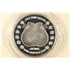 Image 2 : 1 TROY OZ .999 FINE SILVER PROOF ROUND "GARFIELD"