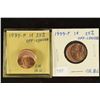Image 1 : ERRORS 2-1999-P OFF CENTER LINCOLN CENTS BU'S