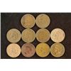 Image 1 : 10 ASSORTED 1900-1907 INDIAN HEAD CENTS