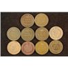 Image 2 : 10 ASSORTED 1900-1907 INDIAN HEAD CENTS
