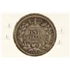 Image 2 : 1884 GREAT BRITAIN SILVER SHILLING .1682 OZ. ASW