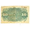 Image 2 : 1863-10 CENT US FRACTIONAL CURRENCY INK ON REV.