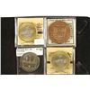 Image 2 : CANADA TRADE DOLLARS $3 NEWPORT, $5 ST. ELOI,