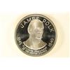 Image 1 : 33.8 GRAM STERLING SILVER PROOF ROUND JAMES POLK