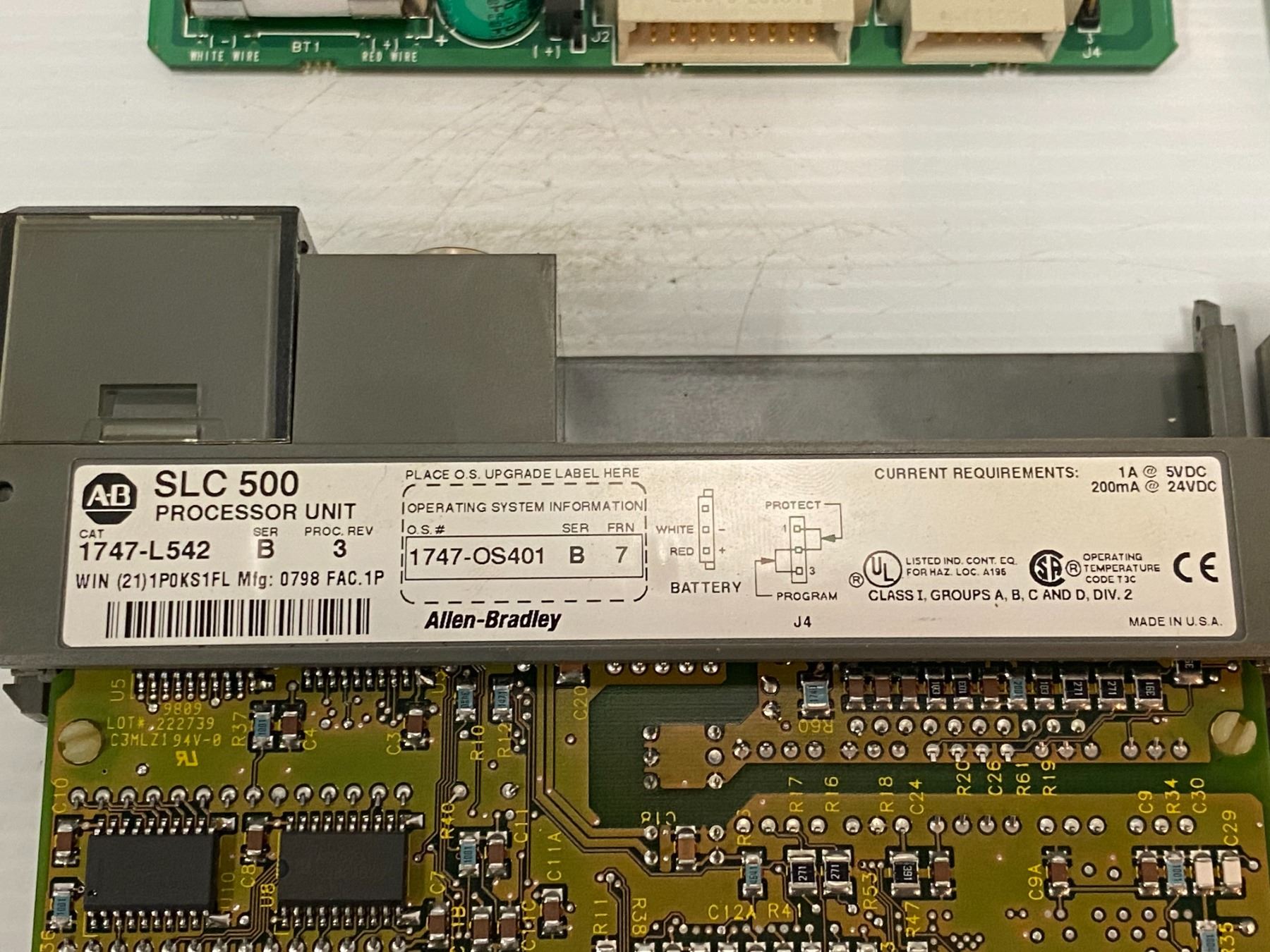 (6) ALLEN BRADLEY SLC 500 PROCESSOR UNITS