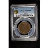 Image 2 : MAURITIUS: George V, 1910-1936, AE 5 cents, 1923. PCGS MS64 RB