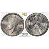 Image 1 : SOUTHERN RHODESIA: George VI, 1936-1952, AR 6 pence, 1937. PCGS MS64