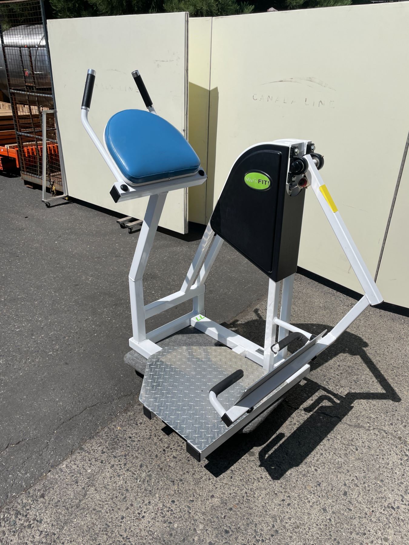 APEX LADIES WHITE COMMERCIAL STANDING LEG EXTENSION MACHINE