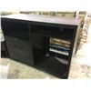 Image 2 : SUTTON DARK WOOD 3 DRAWER MEDIA CONSOLE W60" X D24" X H41"