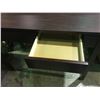 Image 2 : HAZEL CHERRY WOOD SINGLE DRAWER DESK W42" X D20" X H31"