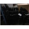 Image 1 : 16 ASSORTED SIZE BLACK METAL FOLDING CHAIRS AND 3 GREY/BLACK METAL FOLDING CHAIRS