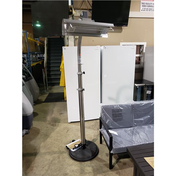 PARAMOUNT LIP-15-TGG-SP-SB-SS STAINLESS STEEL ELECTRIC TELESCOPIC INFRARED PATIO HEATER