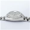 Image 6 : Rolex Ladies Stainless Steel 26MM Slate Grey String Diamond Lugs Datejust Wristw