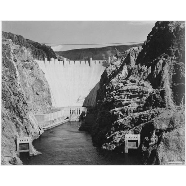 Adams - Boulder Dam from Across the Colorado River 2