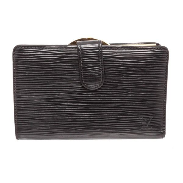 Louis Vuitton Black French Wallet