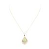 Image 1 : 5.59 ctw Opal and Diamond Pendant - 14KT Yellow Gold