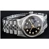 Image 5 : Rolex Mens Stainless Steel 36MM Black Diamond Datejust Wristwatch