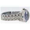 Image 4 : Rolex Ladies Stainless Steel Blue Diamond & Sapphire 26MM Datejust Wristwatch