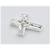 Image 3 : Sterling Silver Cubic Zirconia Cross Pendant