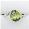 Image 1 : Sterling Silver Genuine Peridot Ring