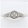 Image 1 : Sterling Silver Diamond Ring