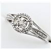 Image 3 : Sterling Silver Diamond Ring