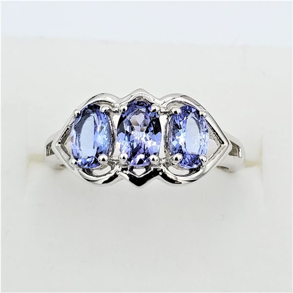 Sterling Silver Genuine Tanzanite Ring