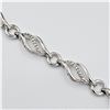 Image 3 : Sterling Silver Diamond Bracelet