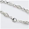 Image 4 : Sterling Silver Diamond Bracelet