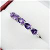 Image 3 : Sterling Silver Genuine Amethyst Ring