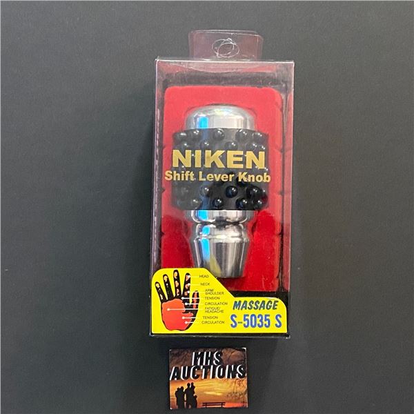 NIKEN MASSAGE S-5035 S GEAR SHIFT KNOB BRAND NEW