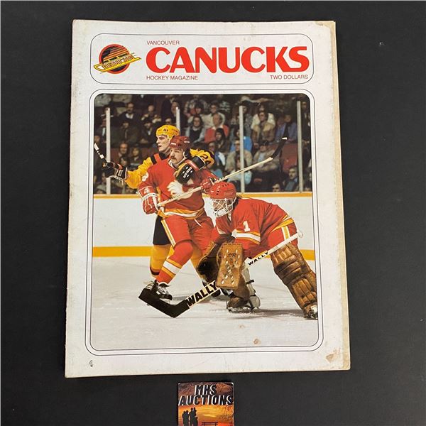 VANCOUVER CANUCKS PROGRAM FROM MARCH 27 1982