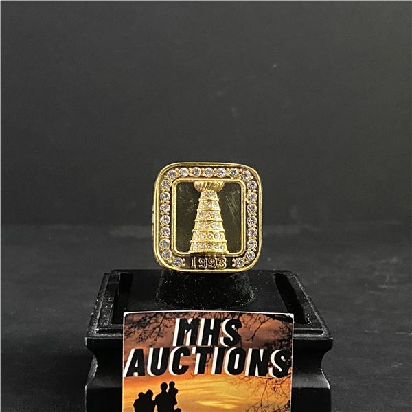 MONTREAL CANADIENS N.H.L 1993 "ROY" CHAMPIONSHIP REPLICA RING (ref802)