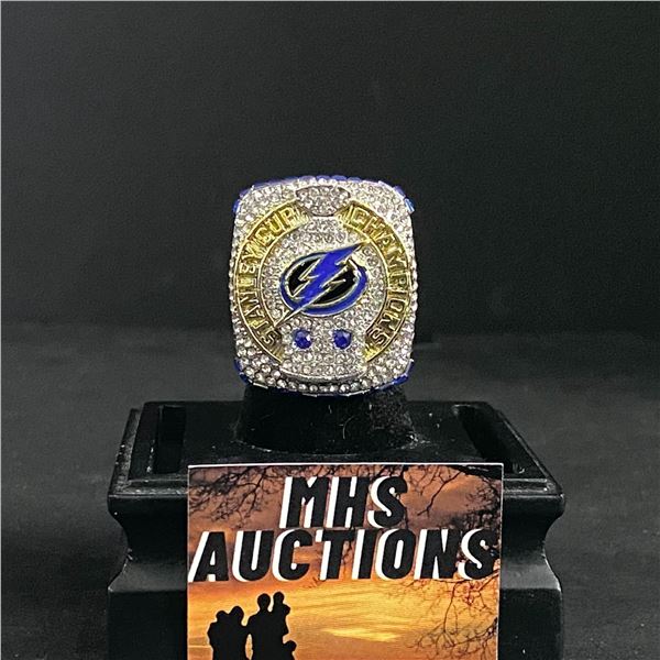 TAMPA BAY LIGHTNING N.H.L 2020 "KUCHEROV" CHAMPIONSHIP REPLICA RING (ref815)